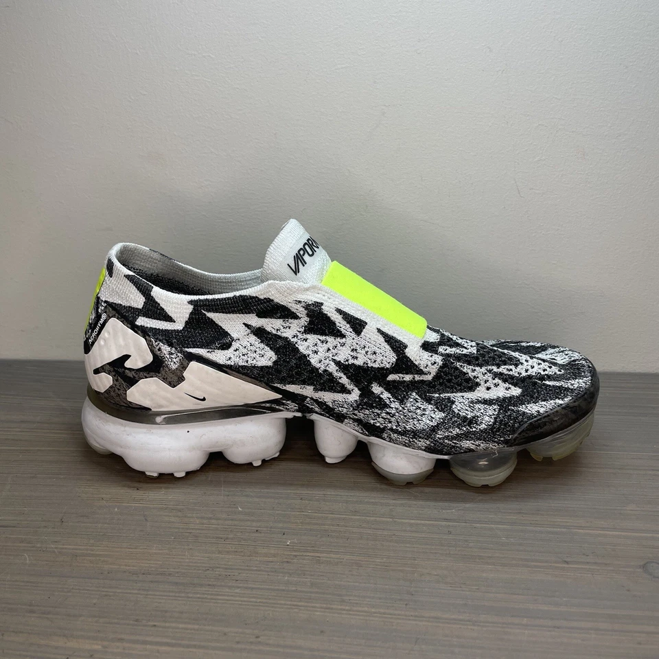Nike Air Vapormax Flyknit Moc 2 Acrónimo talla 4 Blanco Hueso Claro Volt AQ0996-001 Foto 4 de 4
