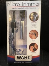 WAHL NEW Nose Ear Hair BATTERY Wet/Dry Compact Precision Micro Detailer Trimmer