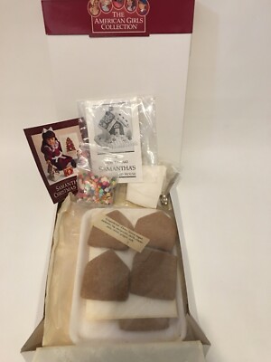 American Girl Samantha’s Gingerbread House Kit RARE! Read