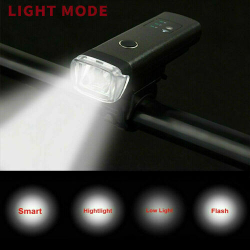 2x LED Bike Light Waterproof Rechargeable USB Cycle Front Back Headlight - Picture 7 of 11