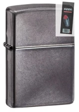 Zippo 28378 gray dusk finish full size Lighter + FLINT PACK