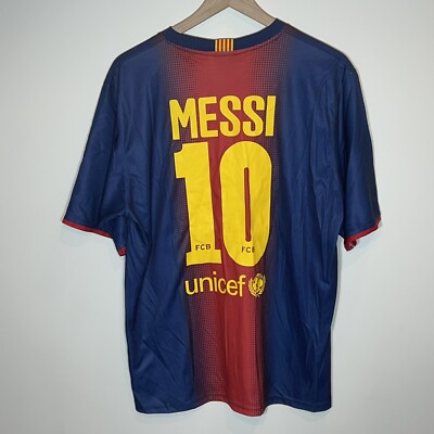 FC Barcelona Messi 10 kit shirt ユニフォーム FC BARCELONA #10 MESSI QATAR UNICEF SHIRT JERSEY ROGER'S