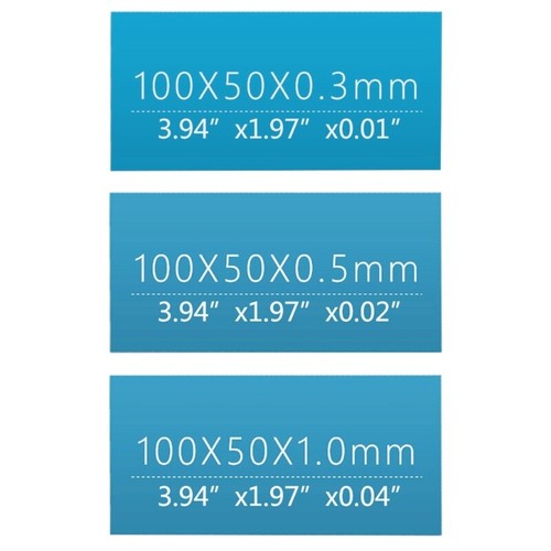 3PCS Thermal Pad 6.0W/for M.K 0.3/0.5/1mm High Efficient Thermal Conductivity Pa - Afbeelding 8 van 8