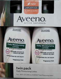 Aveeno Active Naturals Daily Moisturizing Lotion, NEW 2 ...
