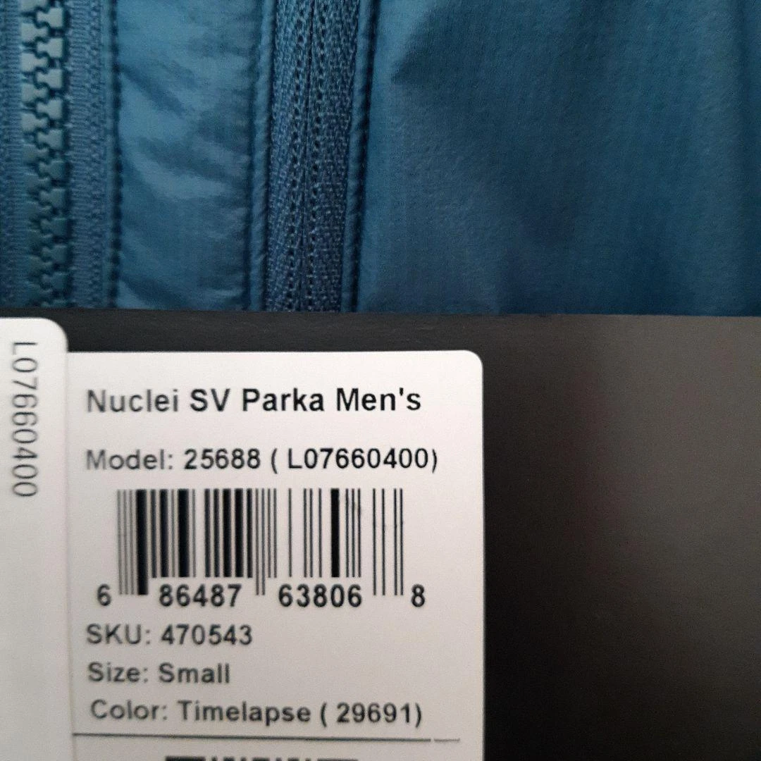 ARC'TERYX Nuclei Sv Parker Size S Timelapse New From Japan | eBay