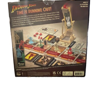 Indiana Jones: Sands Of Adventure - Gioco Da Tavolo Cooperativo Con Figura E Timer A Sabbia