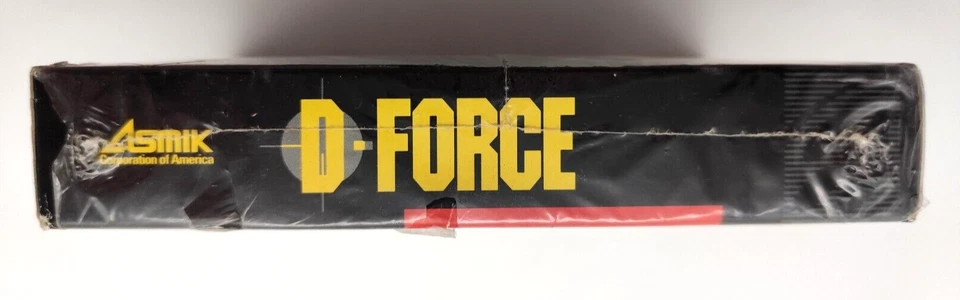 D-Force (Super Nintendo SNES, 1991) BRAND NEW Factory Sealed H-Seam! Tears NTSC - Image 3 of 4