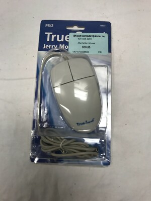 New MANHATTAN TRUE-TOUCH PS/2  2 Button  Mouse PS2  159227