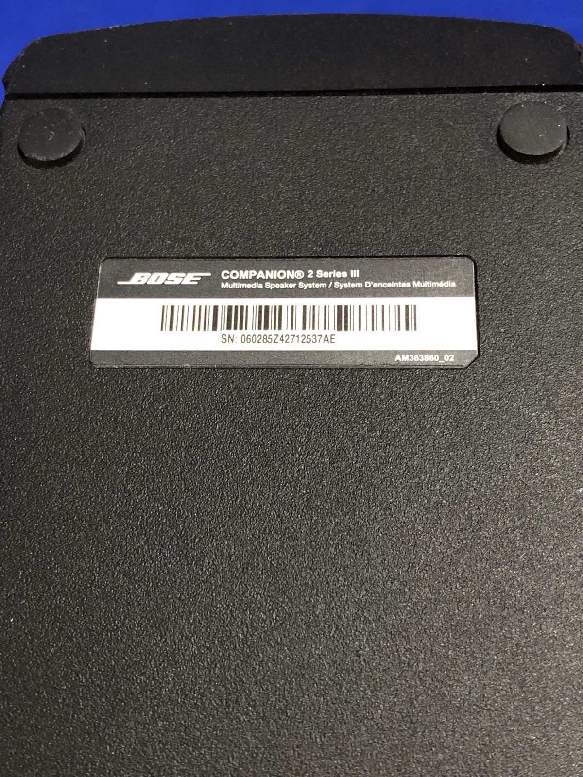 Bose Companion 2 Series III Multimedia Speaker System | Tested and Working