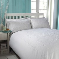 Charlotte Thomas Joanna Duvet Cover Set King Size White Charlotte Thomas Joanna Duvet Cover Set King Size White