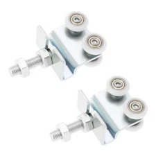 2PCS Nylon Sliding Track Roller Device Stainless Steel Roller Carriage Kit wi...