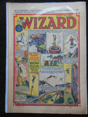 THE WIZARD - July 5th 1952 - Vintage Boy's Comic, Illustrated, Cartoons