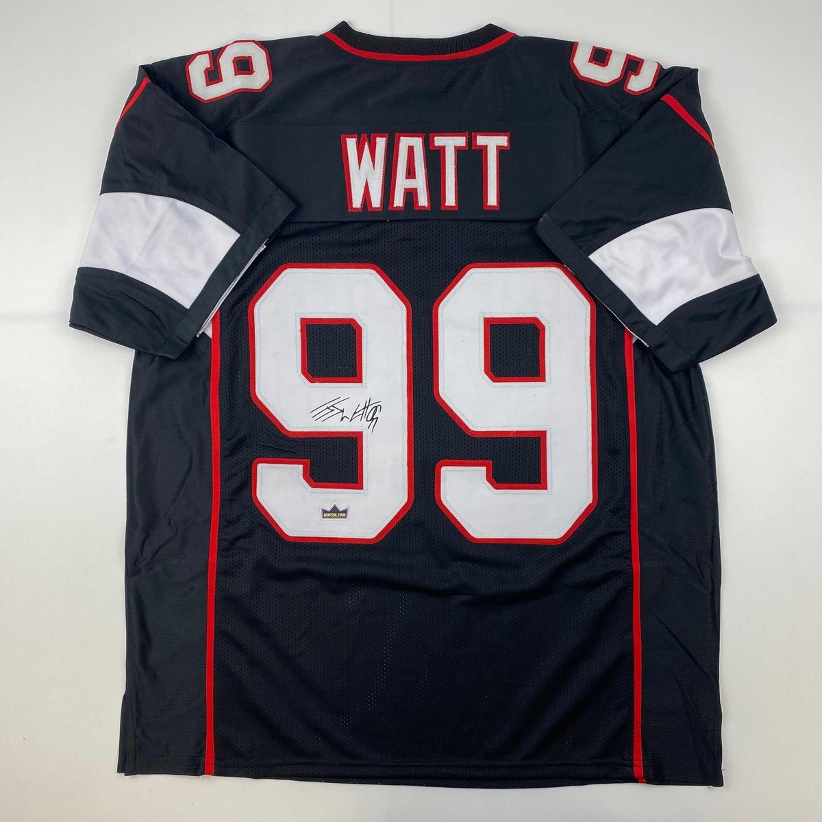 Facsimile Autographed JJ Watt Arizona Black Reprint Jersey