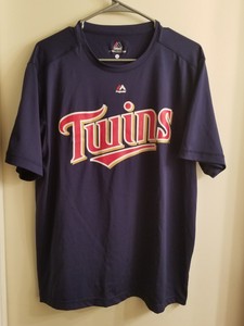mlb majestic twins minnesota baseball base mens shirt cool