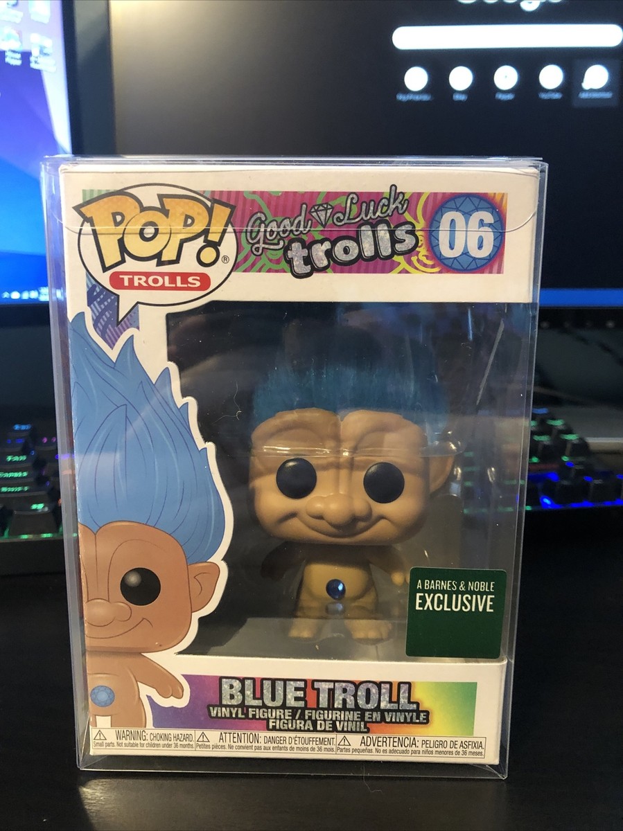 Funko POP! Blue Troll 06 – Good Luck Trolls, Sammelfigur, Aus Der Trolls-Serie