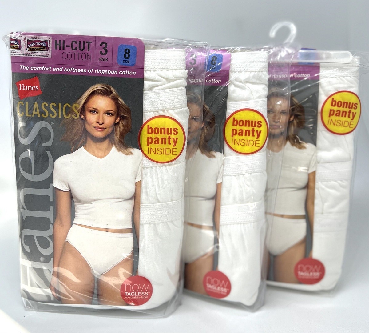 Hanes Ultimate - Mutandine Da Donna A Vita Alta, Slip In Cotone - Foto 9