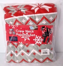 FOCO Ohio State Buckeyes NCAA Busy Block Family Holiday Pajamas - Men's - Large