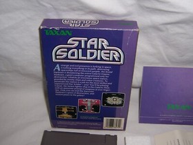 Star Soldier (Nintendo NES) Taxan Game CIB COMPLETE IN ORIGINAL BOX VERY NICE
