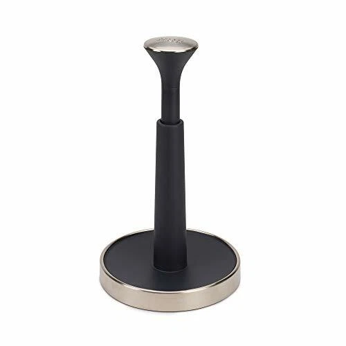 Joseph Joseph PushTear Easy-Tear Kitchen Roll Holder, Grey, One size