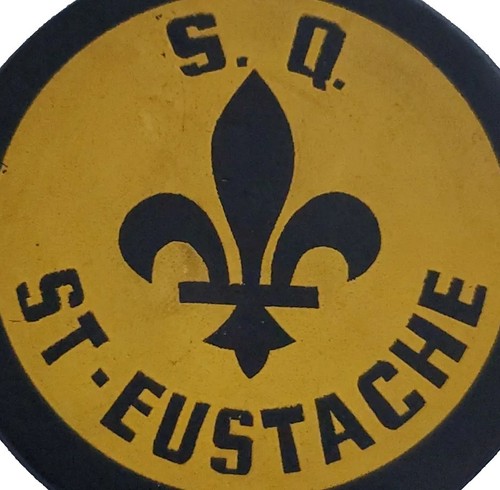S.Q. ST. EUSTACHE VINTAGE 🏒 PUCK HARVEY'S Burger🍔 SPONSOR MADE IN 🇨🇦 Rare 1 - Bild 5 von 5