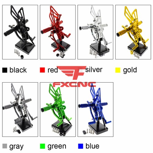 Para Suzuki GSX1300R HAYABUSA GSXR1300 1999-2022 CNC estriba trasera pedales GP - Imagen 4 de 11