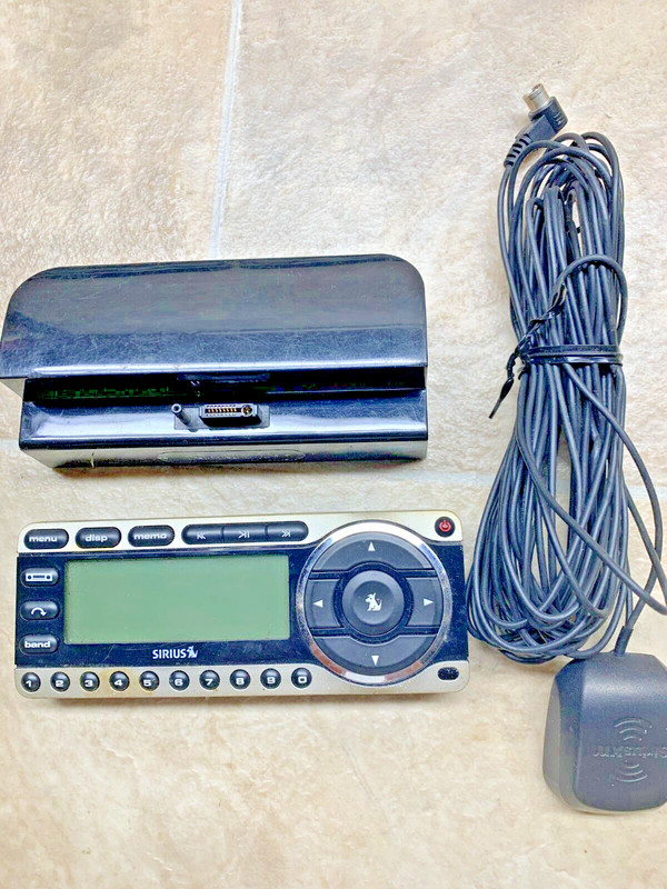Sirius Receiver model ST4(A), Cradle, Antenna, made China, Not Activated