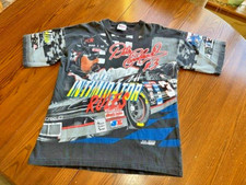 Dale Earnhardt VTG 90s AOP All Over Print Intimidator Rules T-Shirt Large Chase