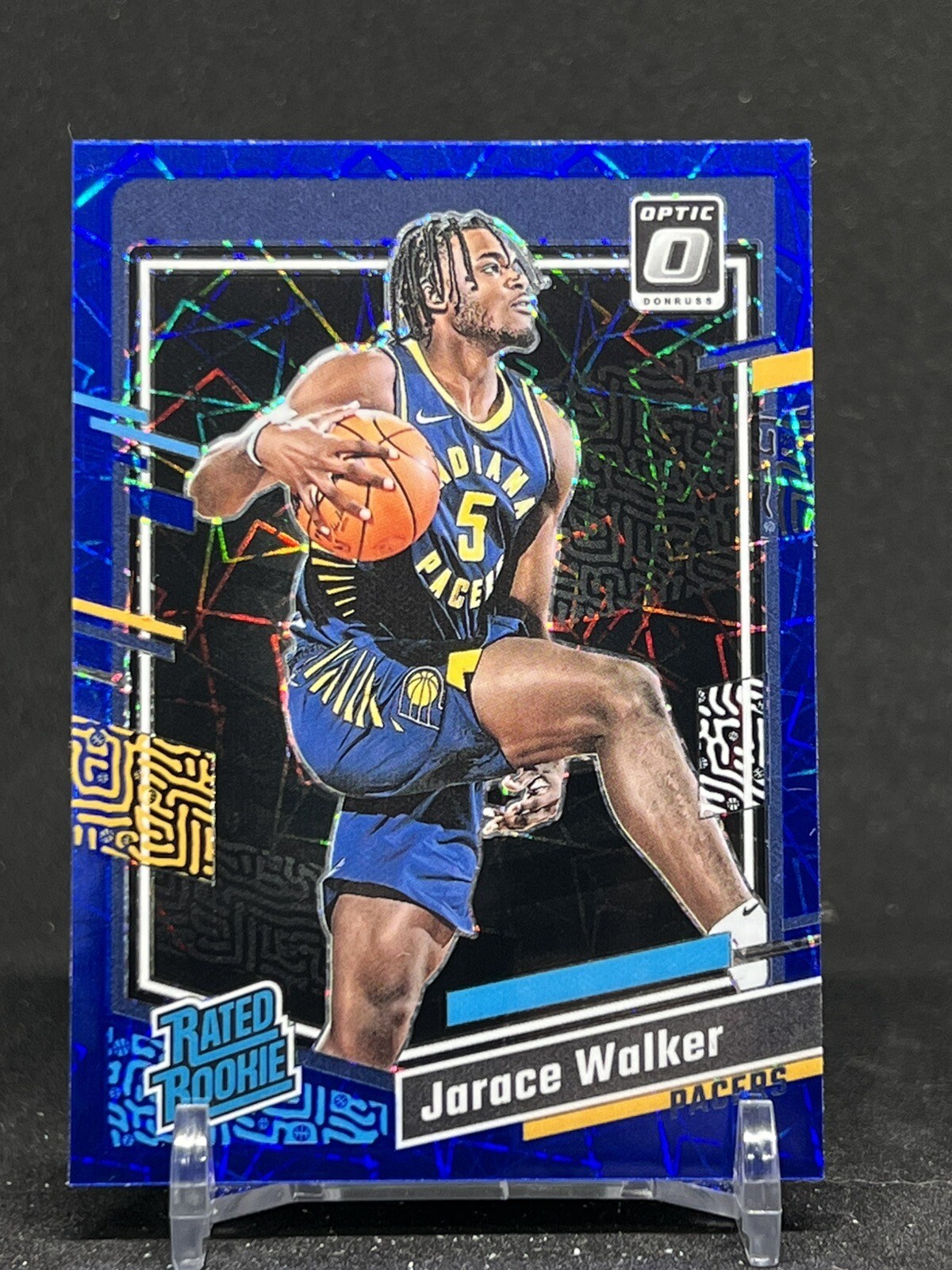2023 Donruss Optic Rated Rookie Blue Velocity Prizm #226 Jarace Walker
