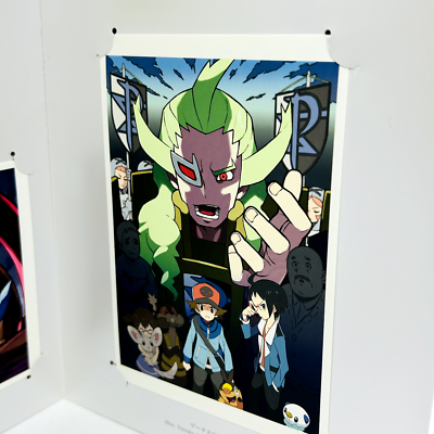 Pokemon Game artworks 8 postcard set Pokemon Center Limited Game