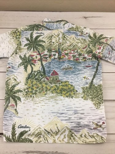 Reyn Spooner Reverse Print Pullover Avalon Catalina Island, California Herren S - Bild 12 von 12