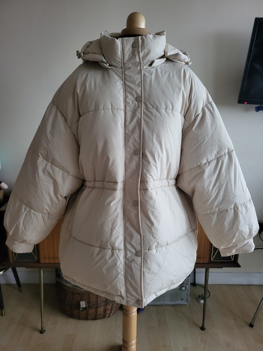 Nakd Waist Drawstring Padded Jacket New NA-KD Waist Drawstring