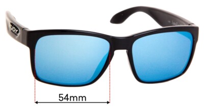 SFx Replacement Sunglass Lenses fits Rudy Project Spin Hawk - 54mm Wide