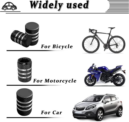 4PCS Tesla Tire Valve Stem Caps Tire Dust Caps Accessory for Tesla Model 3 Y X S - Picture 4 of 9