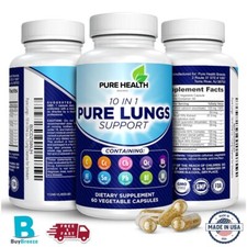 Lung Detox  Cleanse for Smokers - Quit Smoking Aid - 10 in 1 - All Natural Lung