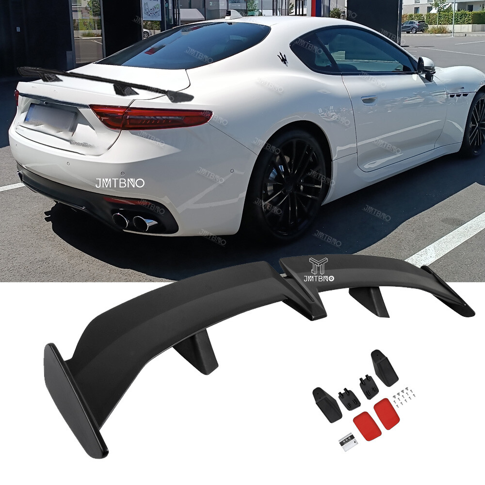 55" Black Rear Trunk Spoiler Wing Drill-free PRO Style For Maserati Gran Turismo