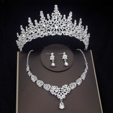 Coronas Quincea eras Torta Bodas Plata Silver Tiara Reina Baile Combo Completo