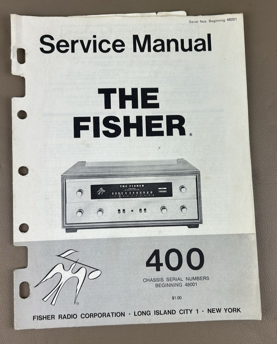 Fisher 400 Stereo Receiver Service Manual D-838