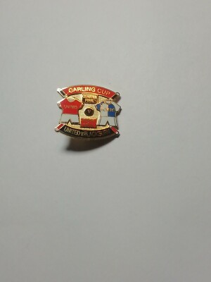 MAN UTD VS BLACKBURN ROVERS CARLING CUP QUARTER FINAL 2008/09 SEASON Pin Badge