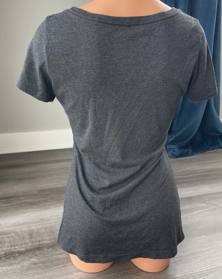 Camiseta Empyre Gris Elefante S Cuello Redondo Top Manga Corta Foto 3 de 4