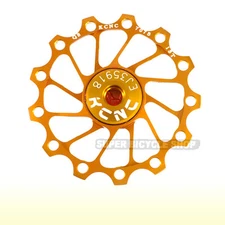 KCNC Ultra Light Alloy Rear Derailleur Pulley / Jockey Wheel , 13T, Gold