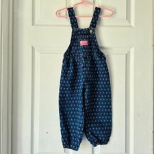 Vintage union made tulipe design OshKosh overalls
