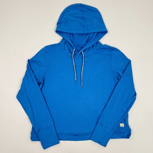 Vuori Halo Essential Hoodie Womens M Blue Activewear Athleisure Pullover VW226