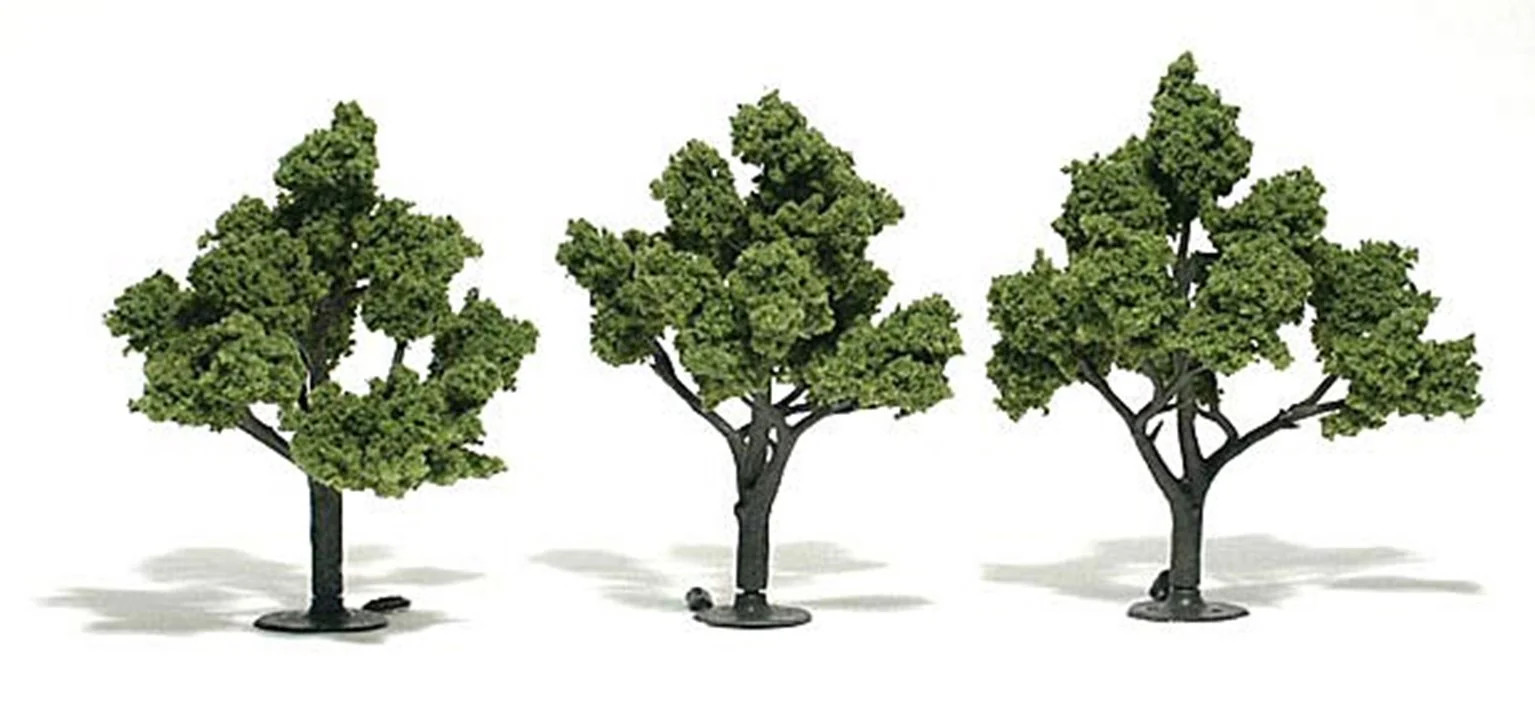 Woodland Scenics WTR1509 TR1509 Light Green Trees 4 - 5 inch (Pack of 3)