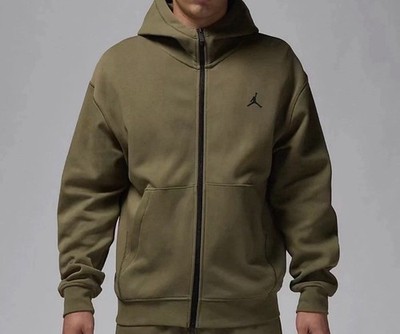 NEW Nike Air Jordan Tech Fleece Hoop Full Zip Hoodie FV8602-222 Men s Size Small