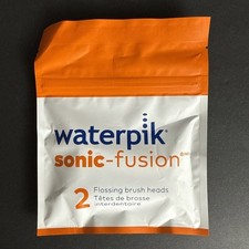 Waterpik Sonic Fusion 2 White Flossing Brush Heads Fits SF-01 SF-02 SF-03 SF-04