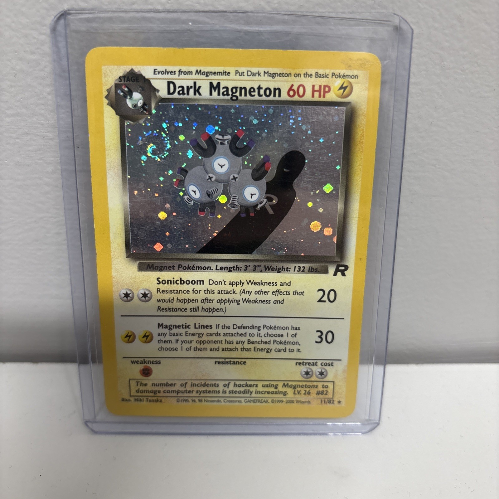 Dark Magneton Team Rocket Unlimited 11/82