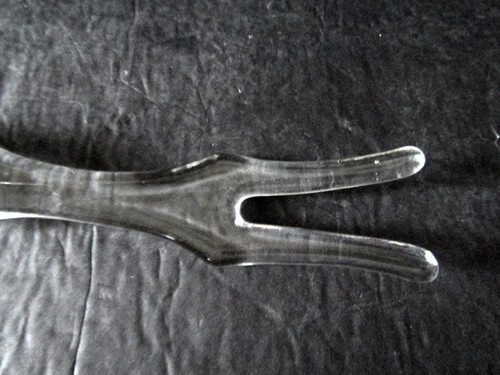 Fostoria Glass Large Quilted Diamonds Salad Serving Spoon and Fork Set 2 Sets - 第 3/14 張圖片