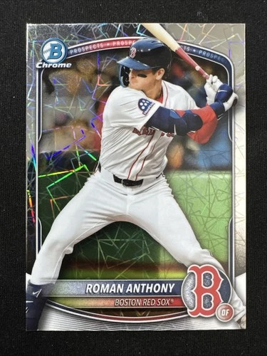 2025 Bowman Chrome - Prospects Roman Anthony #BCP-167 Laser Refractor (RC)