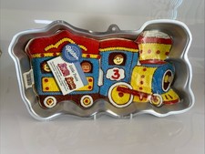 Vintage Wilton Birthday Party Cake Tin - Little Train