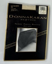Donna Karan New York Tummy Toners Hosiery Pantyhose Tall Palomino Sheer Satin